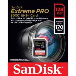 SanDisk Extreme Pro SDXC Card 128GB