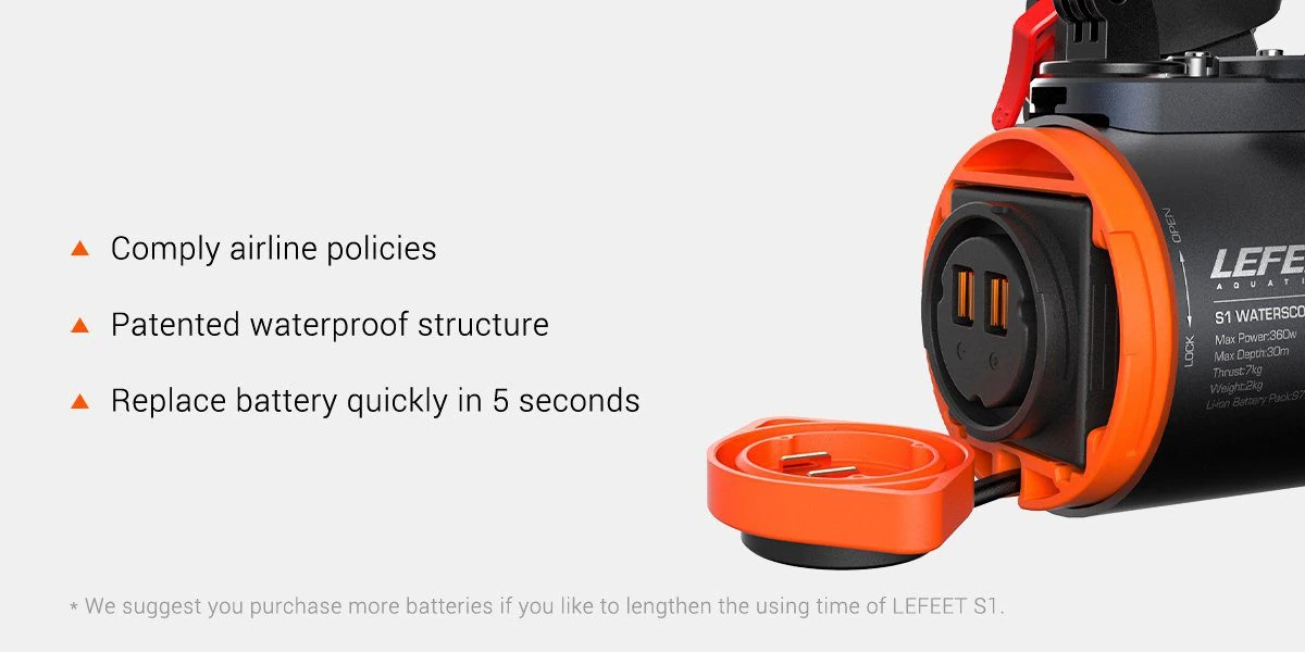 LeFeet S1/S1 Pro Battery