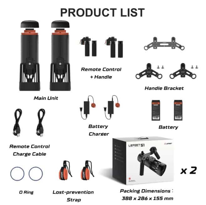 LEFEET S1 Pro Underwater Scooter - Double