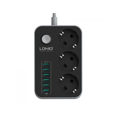 Πολύπριζο USB 3.4A με 6 θύρες φόρτισης & 3 Power Socket