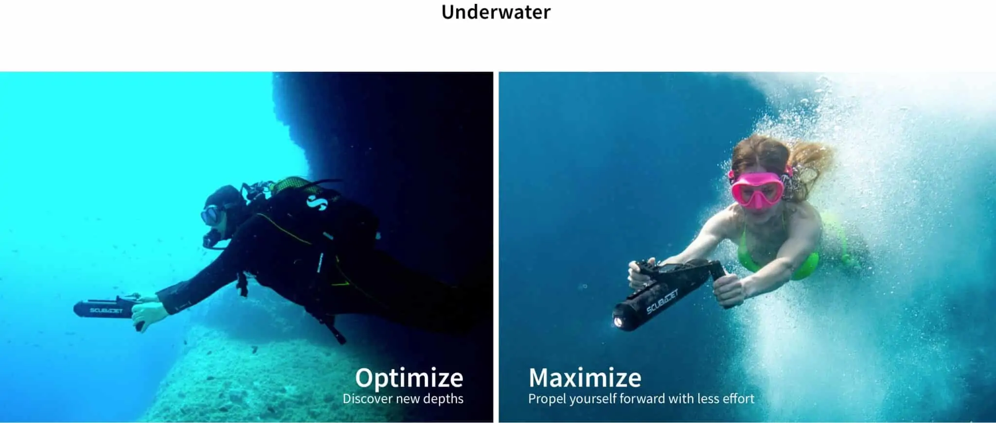 SCUBAJET Pro / Pro XR Underwater Kit