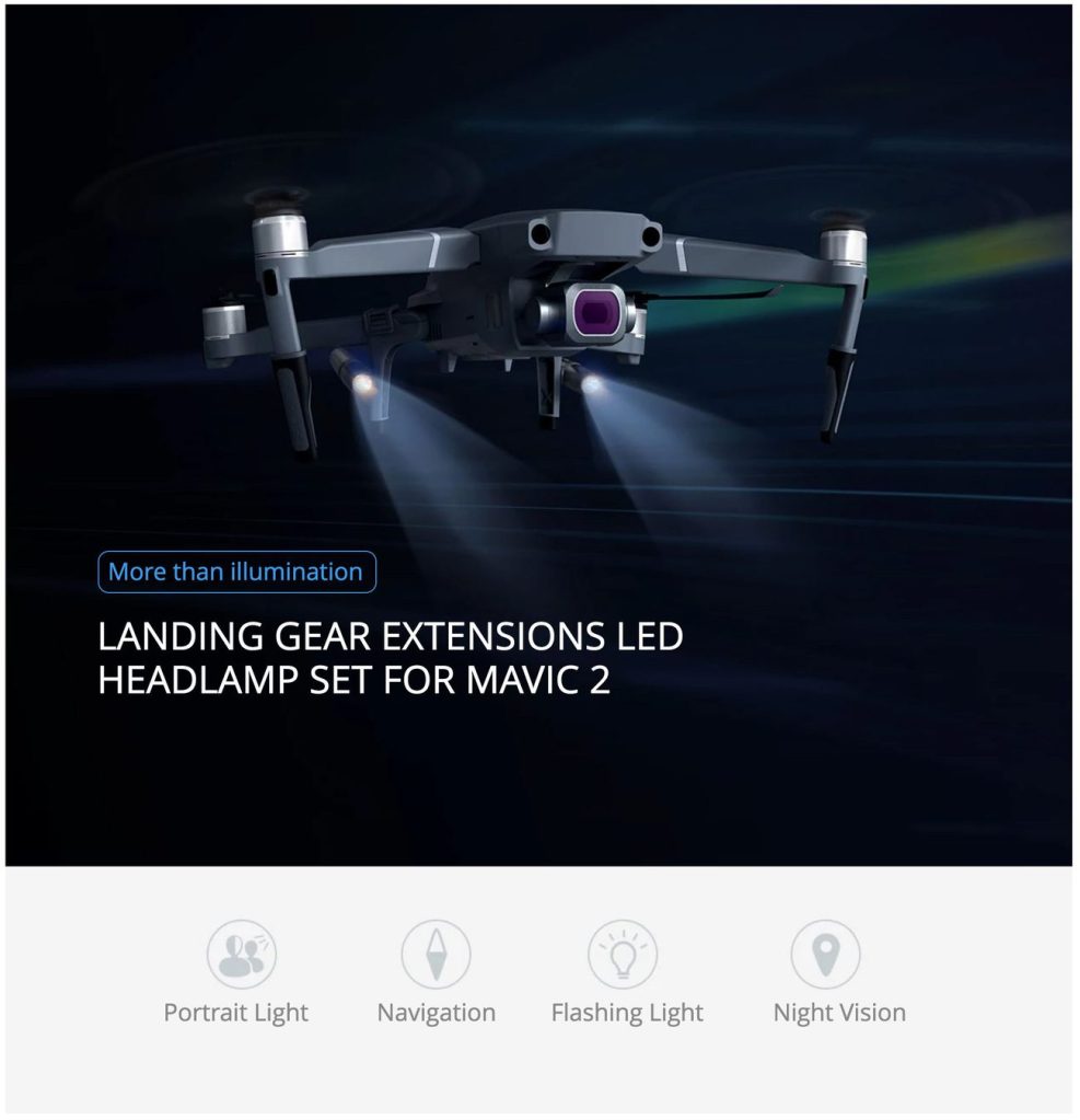 Landing Gear Extensions LED Headlamp Set 