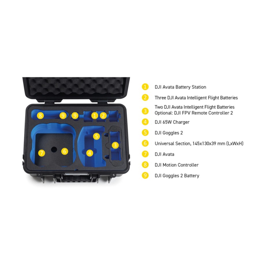 DJI Avata B&W Case type 4000 - Black