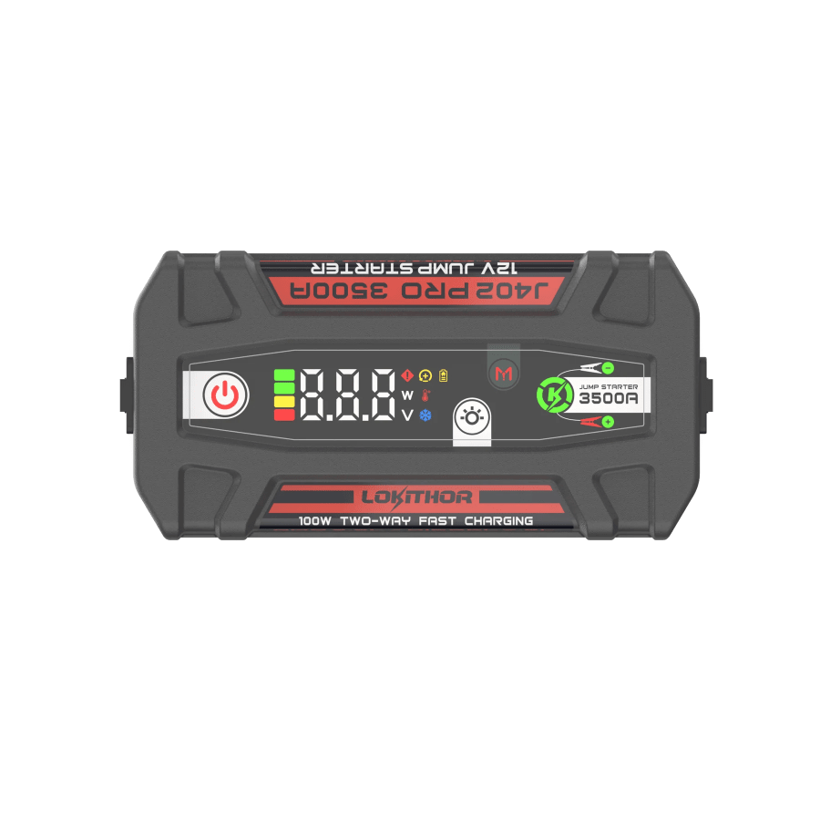 LOKITHOR J402 Pro Jump Starter 3500Amp 100W με Αμφίδρομη γρήγορη φόρτιση