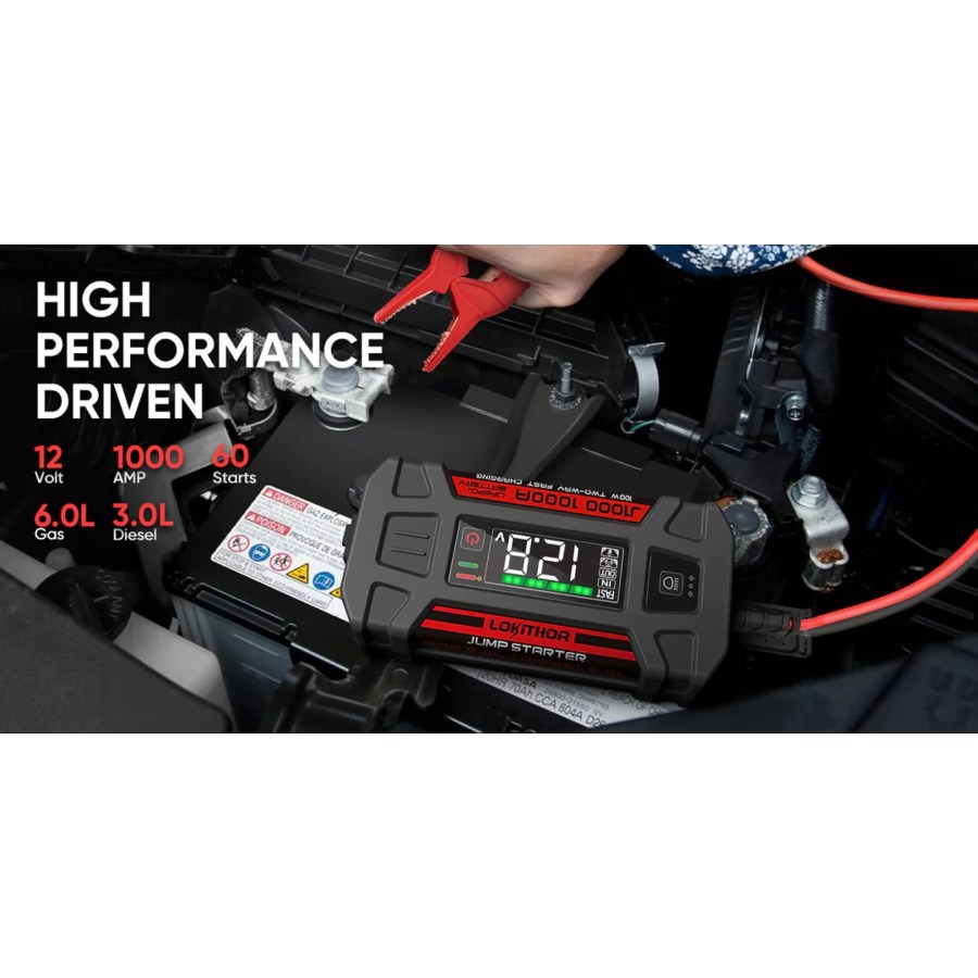 LOKITHOR J1000 Jump Starter with LiFePO4