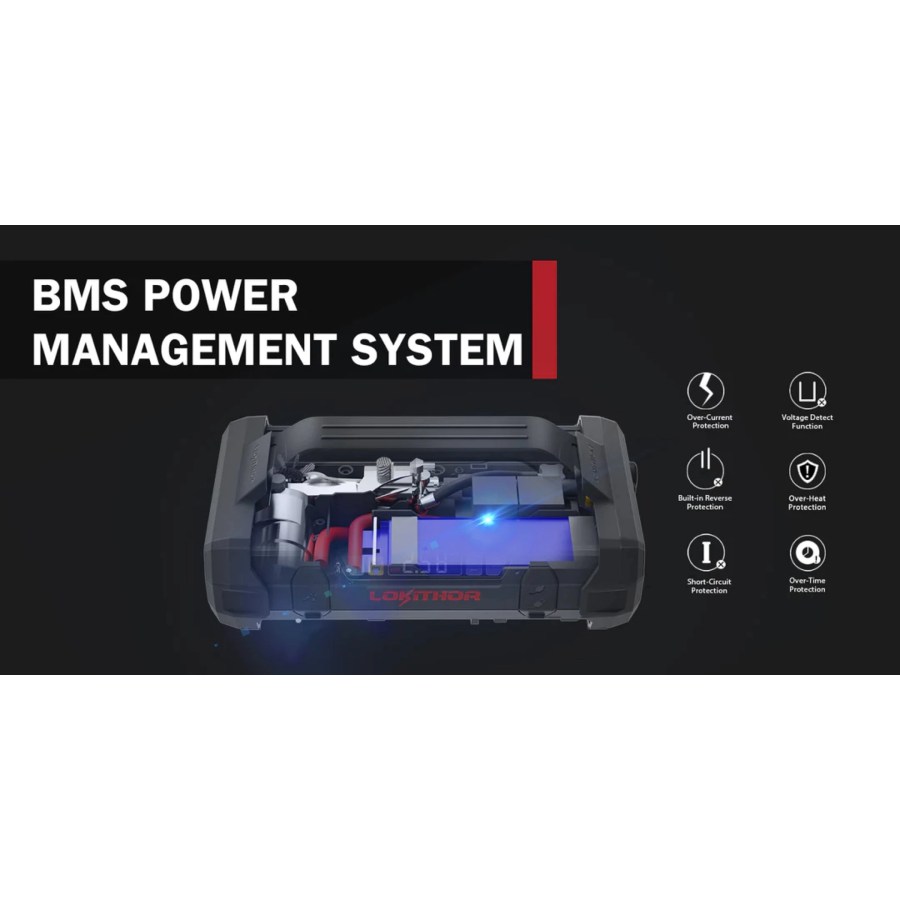 LOKITHOR JA2500 Jump Starter with LiFePO4