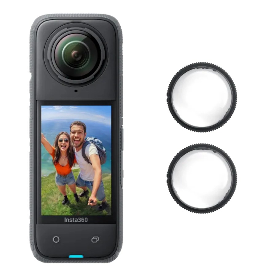 camera with lens protectors