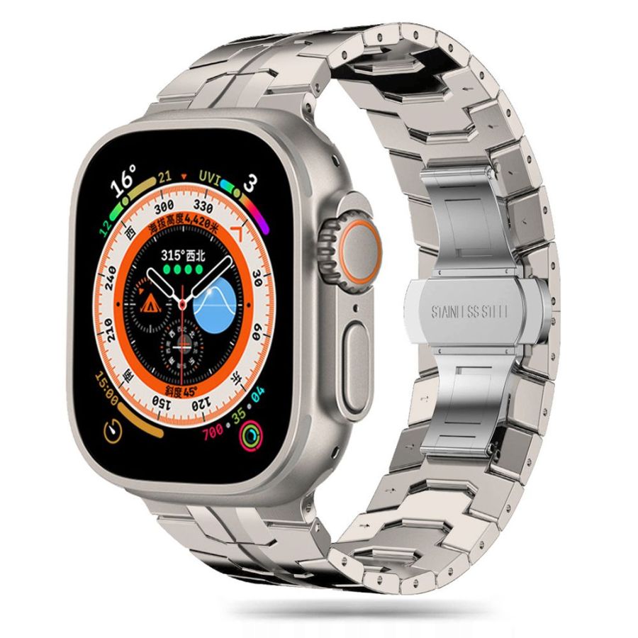 Tech-Protect Λουράκι Stainless Line for Apple Watch Series 6, 7, 8, 9, 10, SE, Ultra 1, Ultra 2 (44mm, 45mm, 46mm, 49mm)