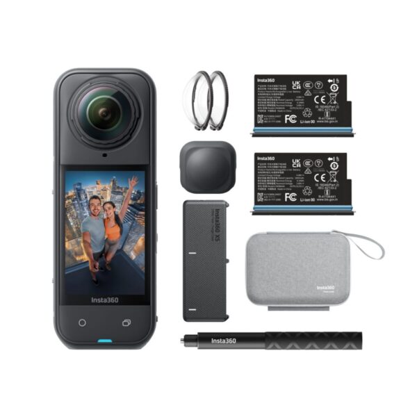 Insta360 X5 8K Action Camera Essentials Bundle Triple AI Chip Insta360 X5 8K Action Camera Essentials Bundle Triple AI Chip