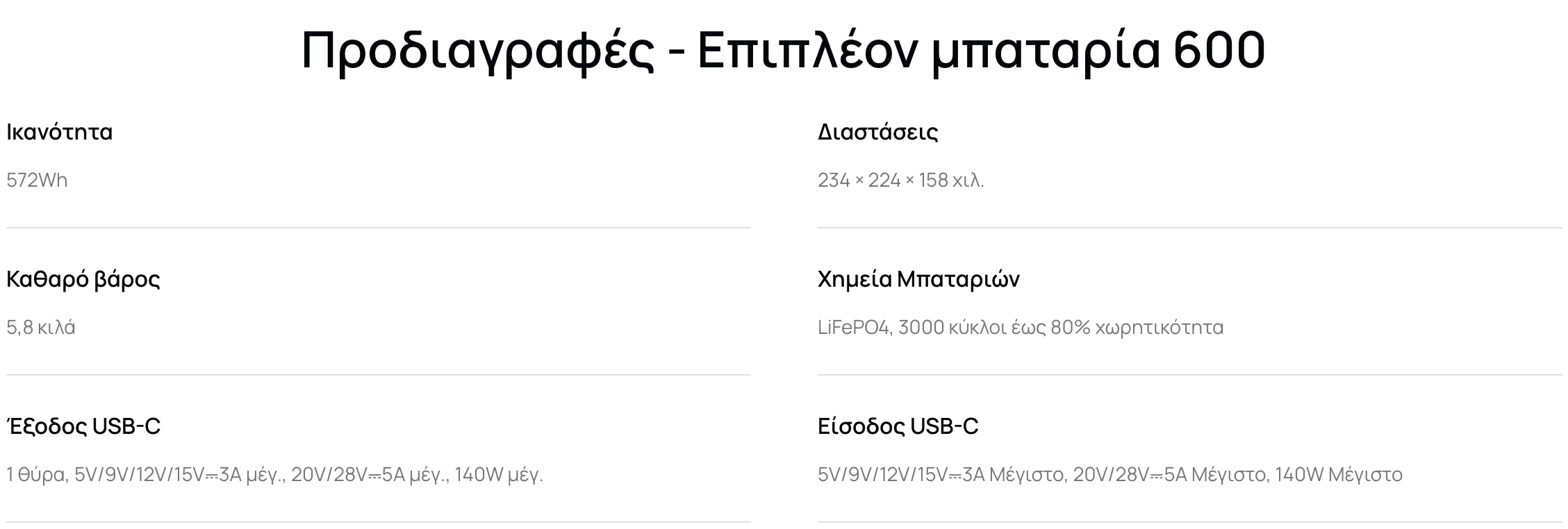 river 3 EB specs eb600