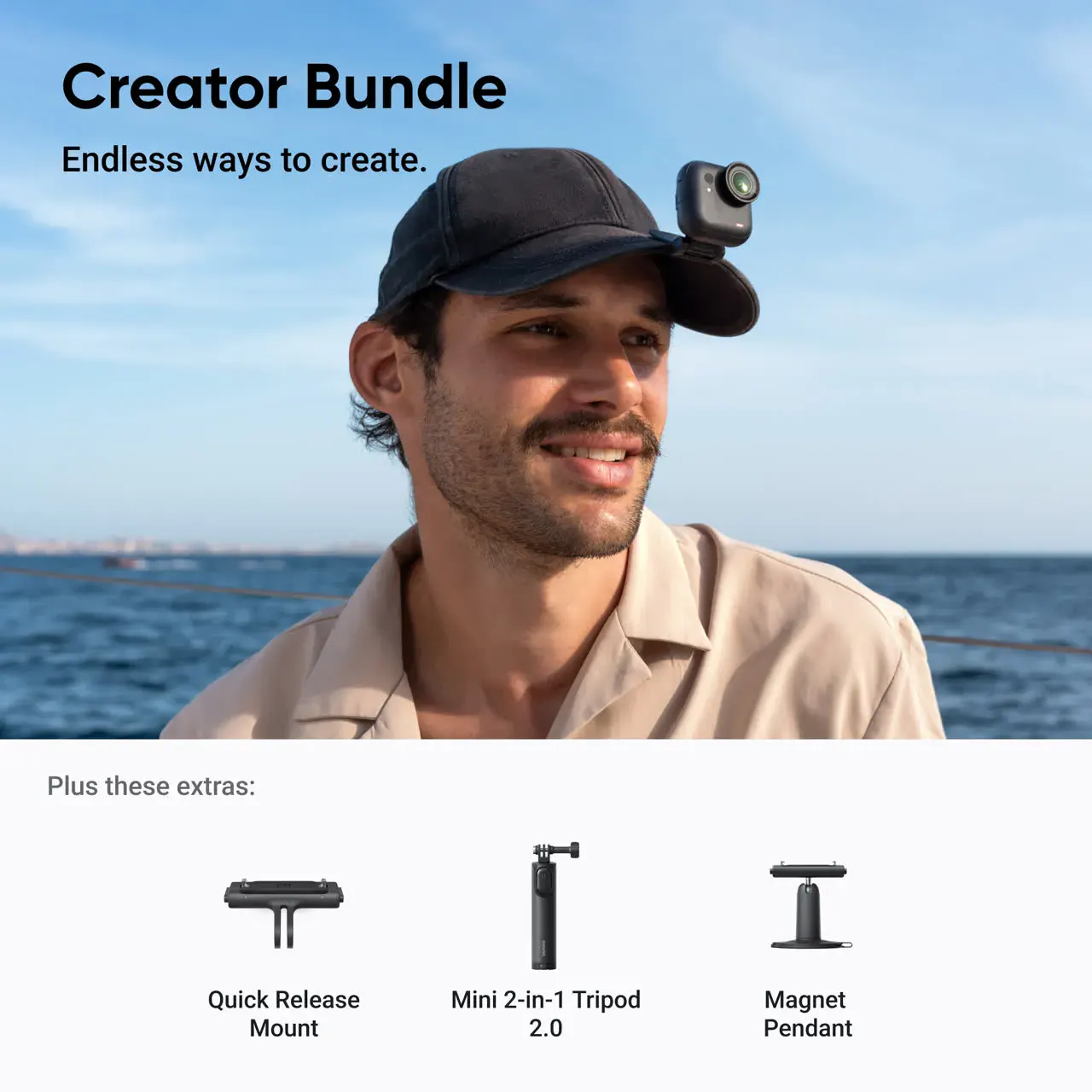 Insta360 GO Ultra Creator Bundle (White)